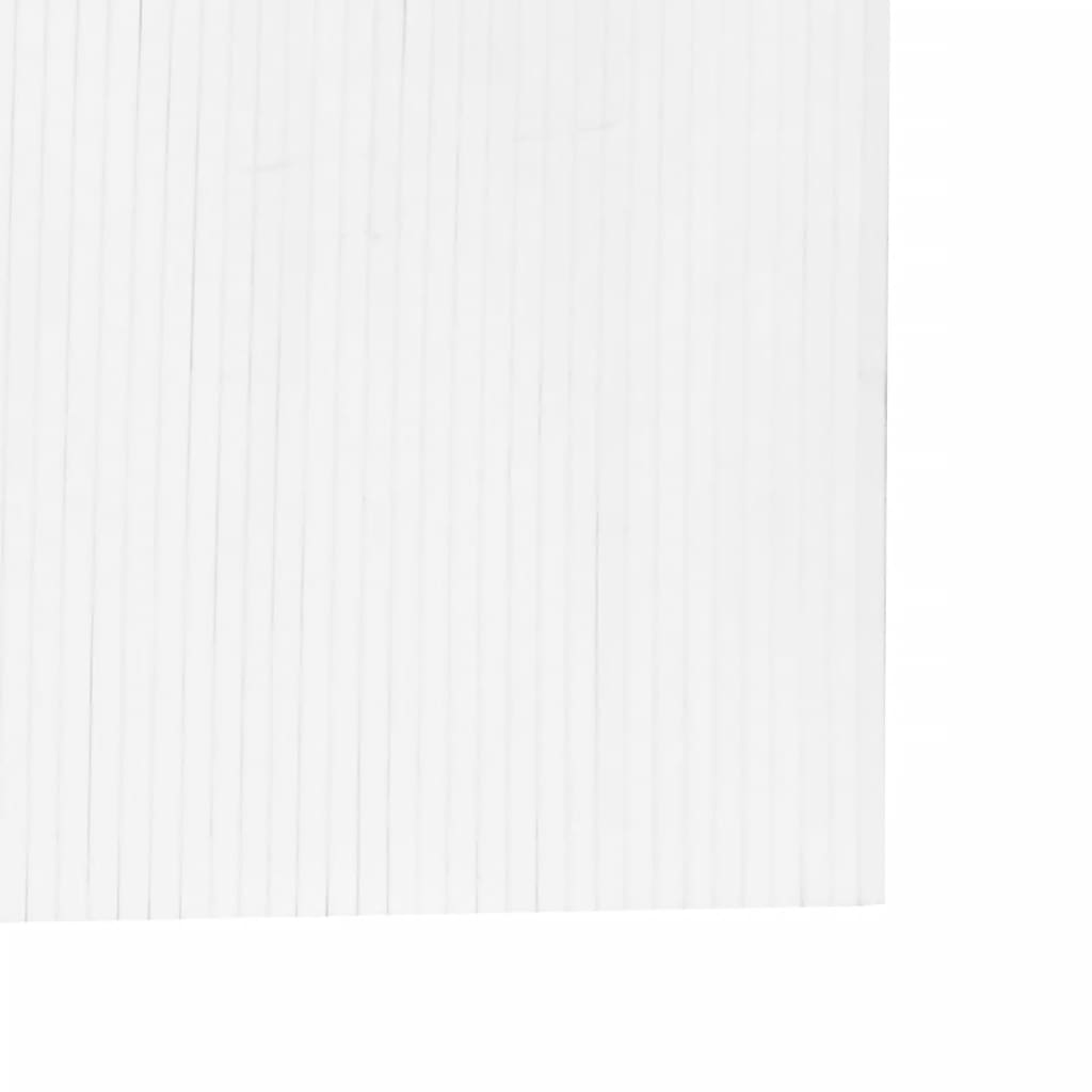 Divisorio Ambienti Bianco 165x400 cm in Bambù
