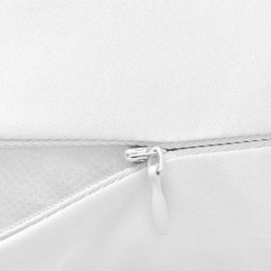 Cuscino Lungo con Traversina Laterale 40x145 cm Bianco