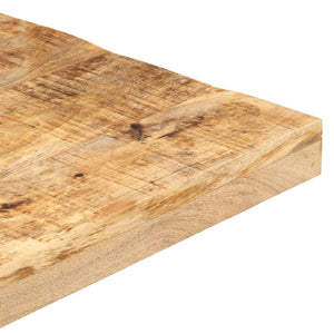 Tavolino da Bistrot Quadrato 60x60x75 cm Legno di Mango Grezzo