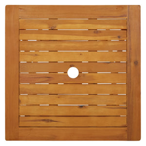 Tavolo da Giardino Pieghevole 60x60x75 cm in Massello di Acacia