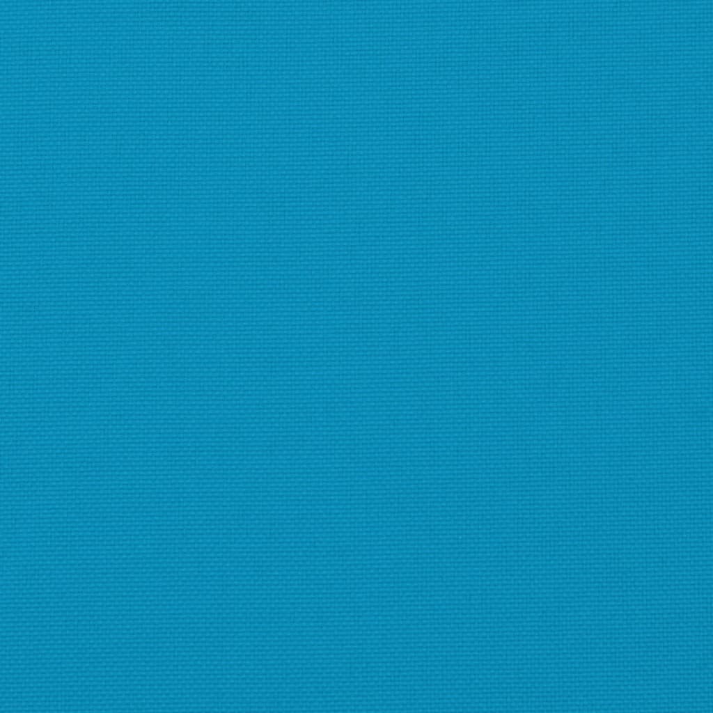 Cuscini per Sedia 6 pz Azzurro 40x40x7 cm in Tessuto Oxford