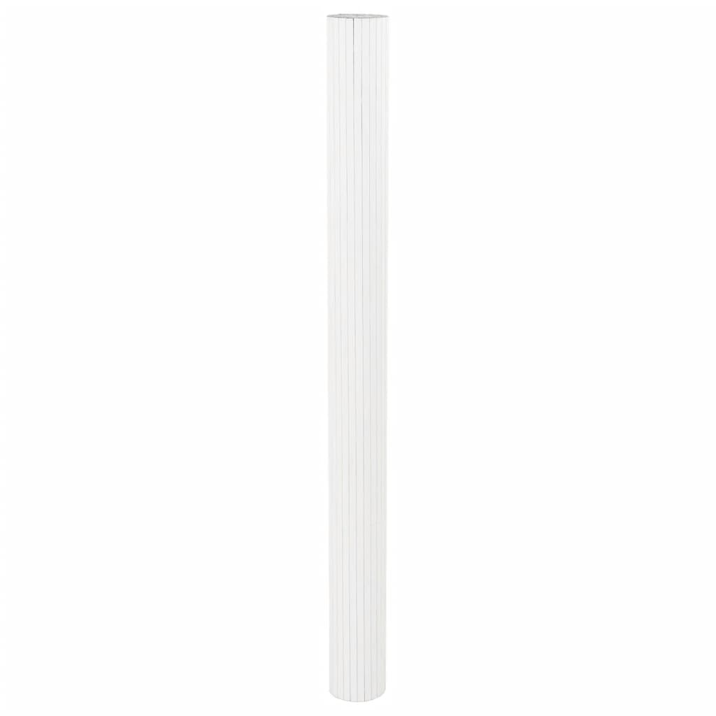 Divisorio Ambienti Bianco 165x800 cm in Bambù
