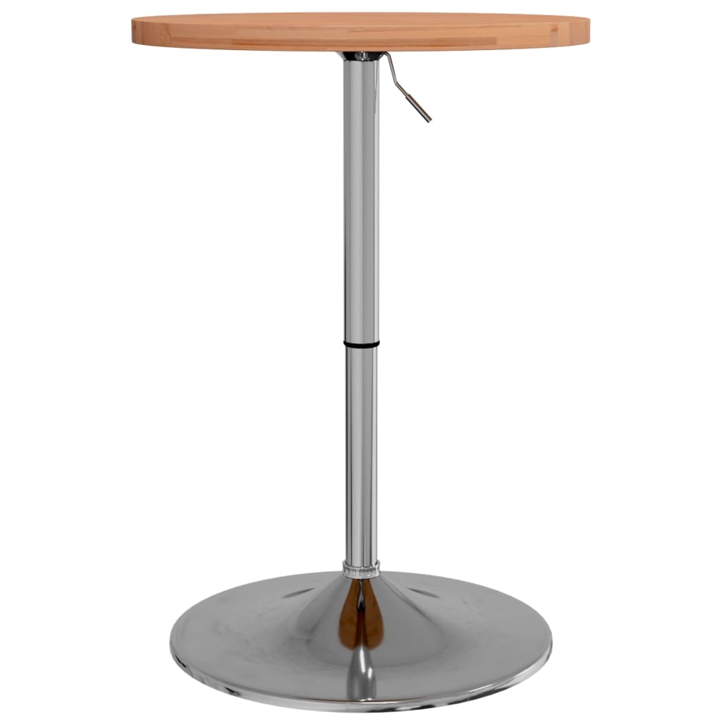 Tavolino da Bar Ø50x90,5 cm in Legno Massello di Faggio