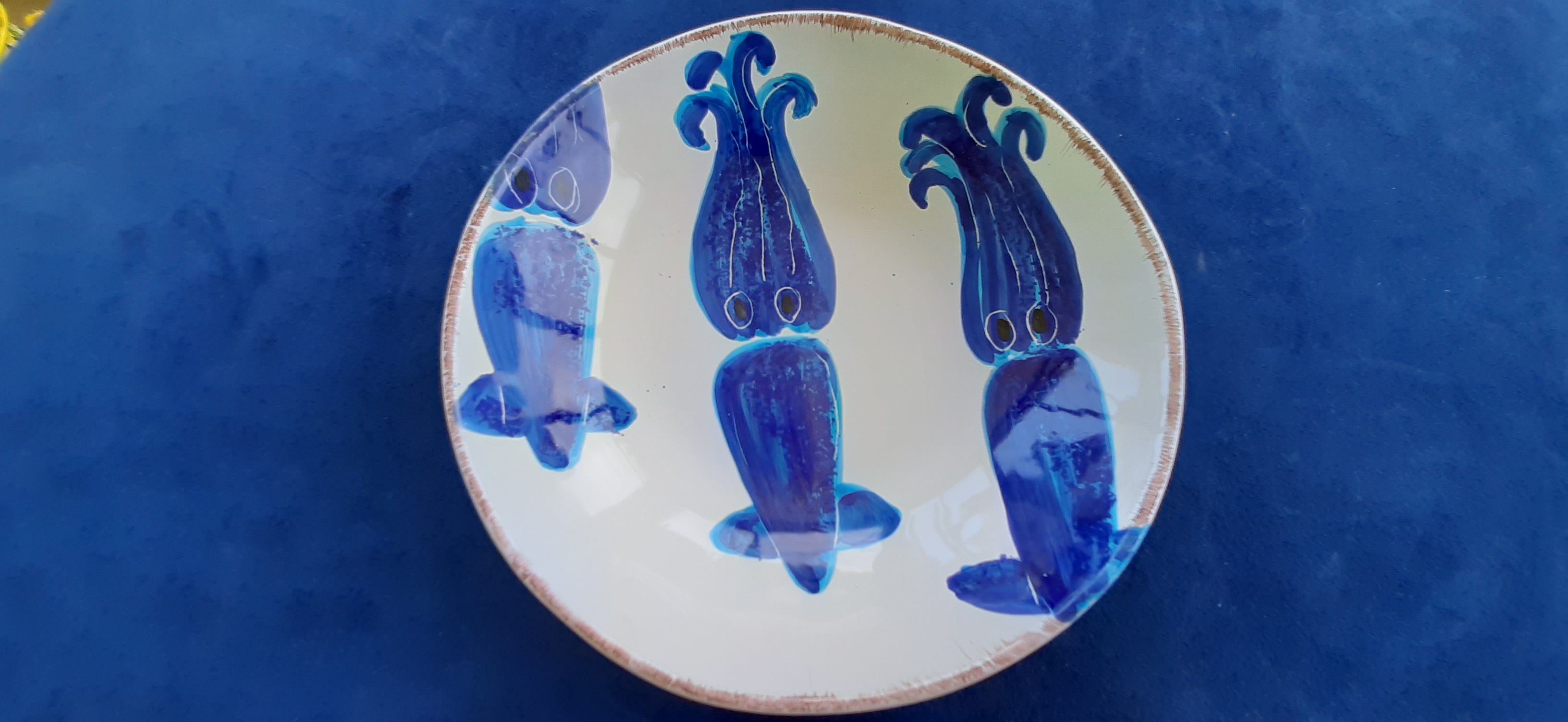 Ciotola Cereali Calamaro Blu
