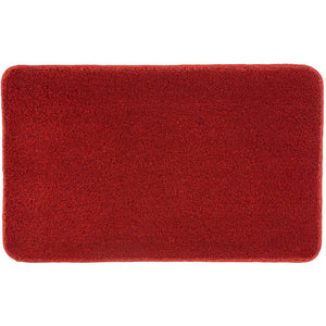 Kleine Wolke Tappeto per Bagno Relax 60x100 cm Rosso Rubino