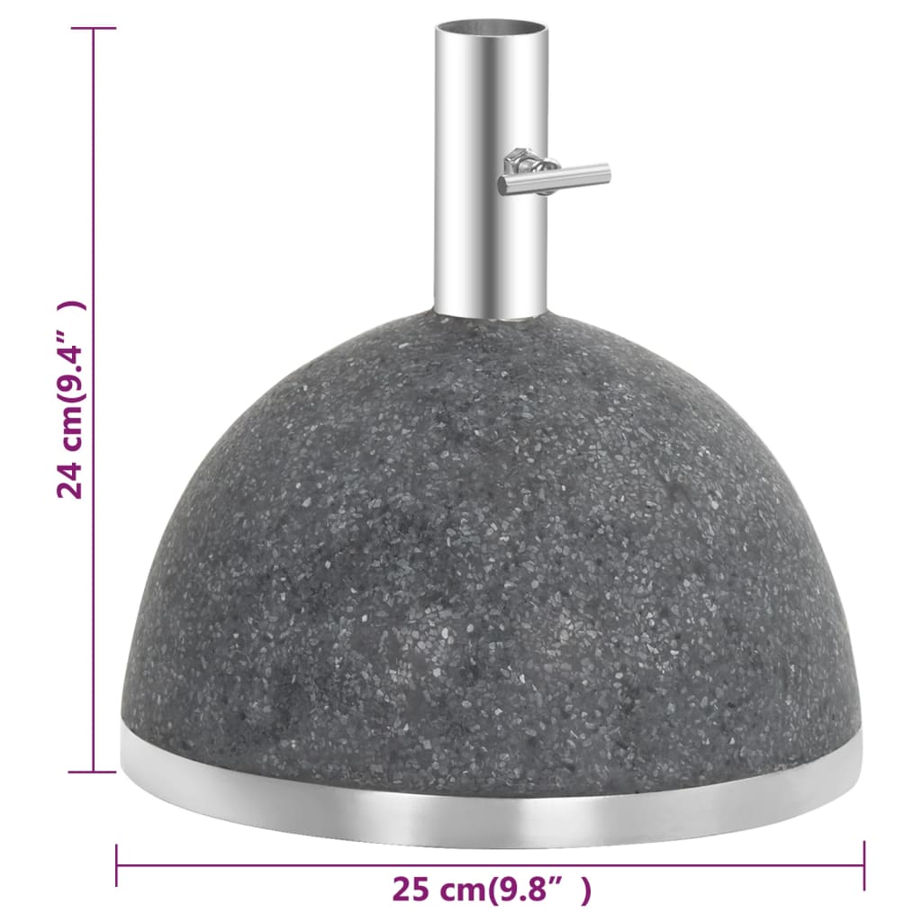 Esschert Design Supporto per Ombrellone Nero 11,5 kg S
