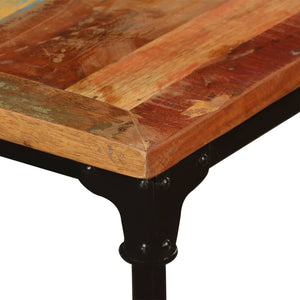 Tavolo da Pranzo in Legno Massello Anticato 180 cm
