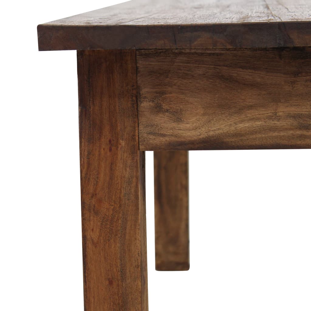 Tavolino da Caffè in Legno Massello di Recupero 98x73x45 cm