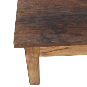 Tavolino da Caffè in Legno Massello di Recupero 98x73x45 cm