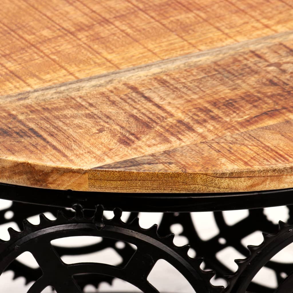 Tavolino da Salotto in Legno Massello di Mango 60x40 cm