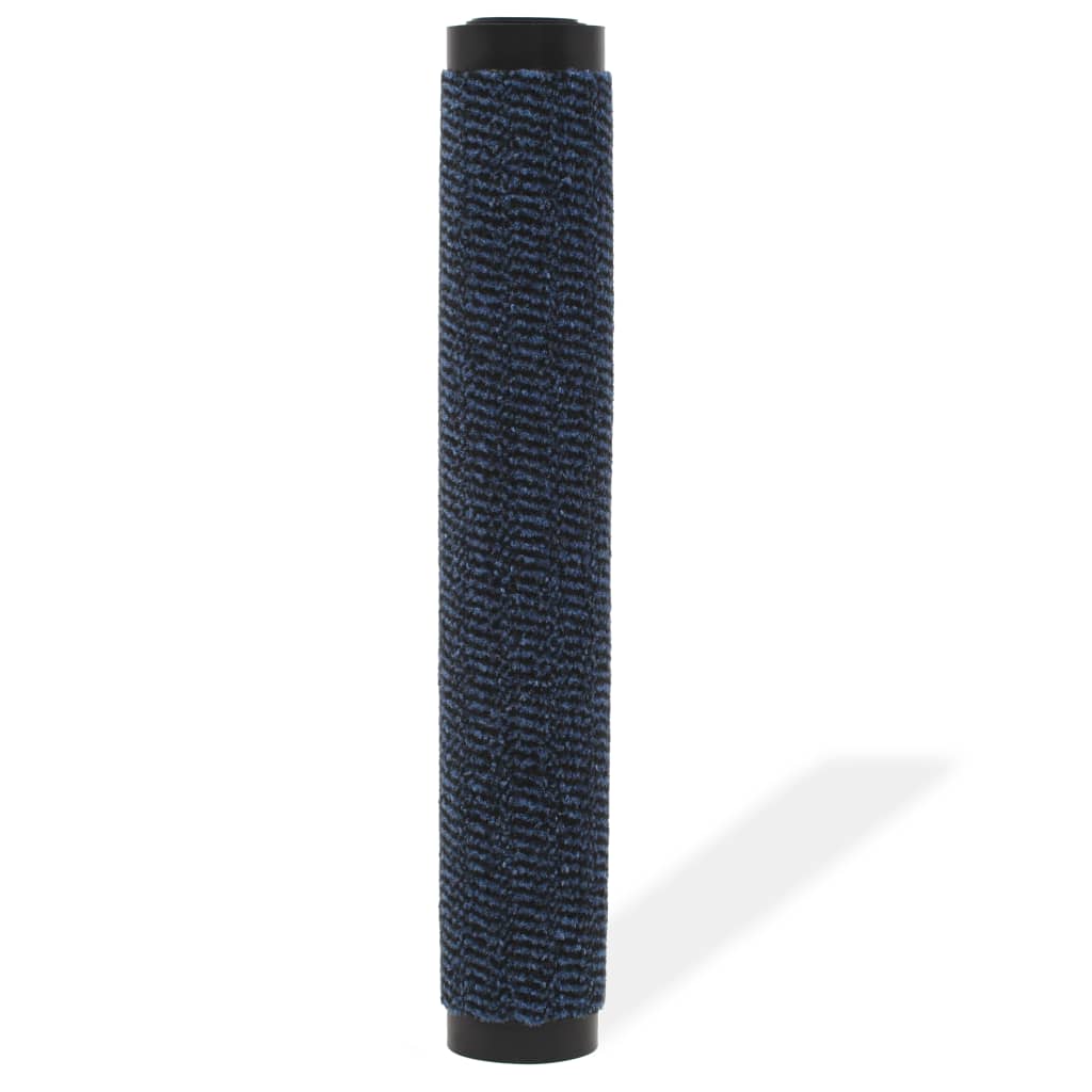 Tappeto Antipolvere Trapuntato Rettangolare 60x90cm Blu