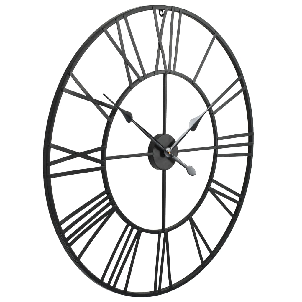 Orologio da Parete Vintage al Quarzo in Metallo 80cm XXL