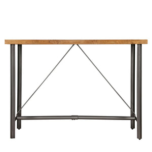 Tavolo da Bar in Teak Massello di Recupero 150x70x106 cm