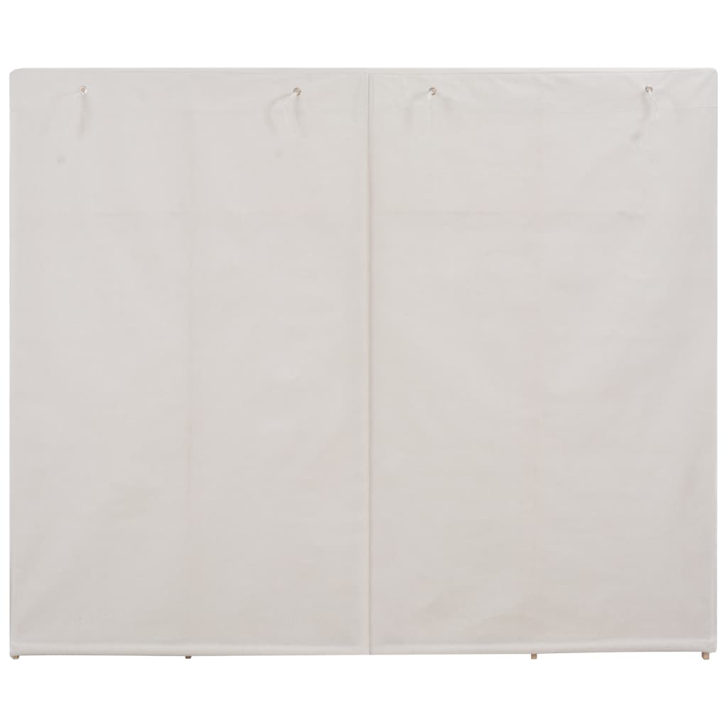 Armadio Bianco 200x40x170 cm in Tessuto