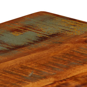 Tavolino da Caffè con Mensola 100x60x35 cm Massello di Recupero