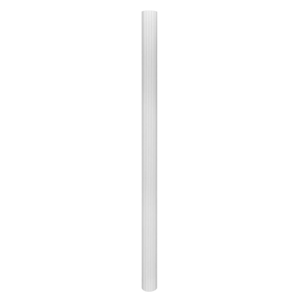 Pannello Divisore per la Stanza in Bambù Bianco 250x165 cm