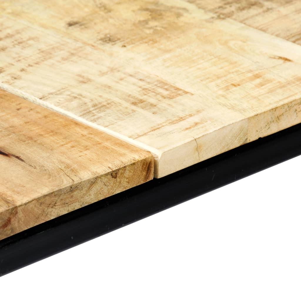 Tavolo da Pranzo 140x70x75 cm in Legno Massello di Mango Grezzo