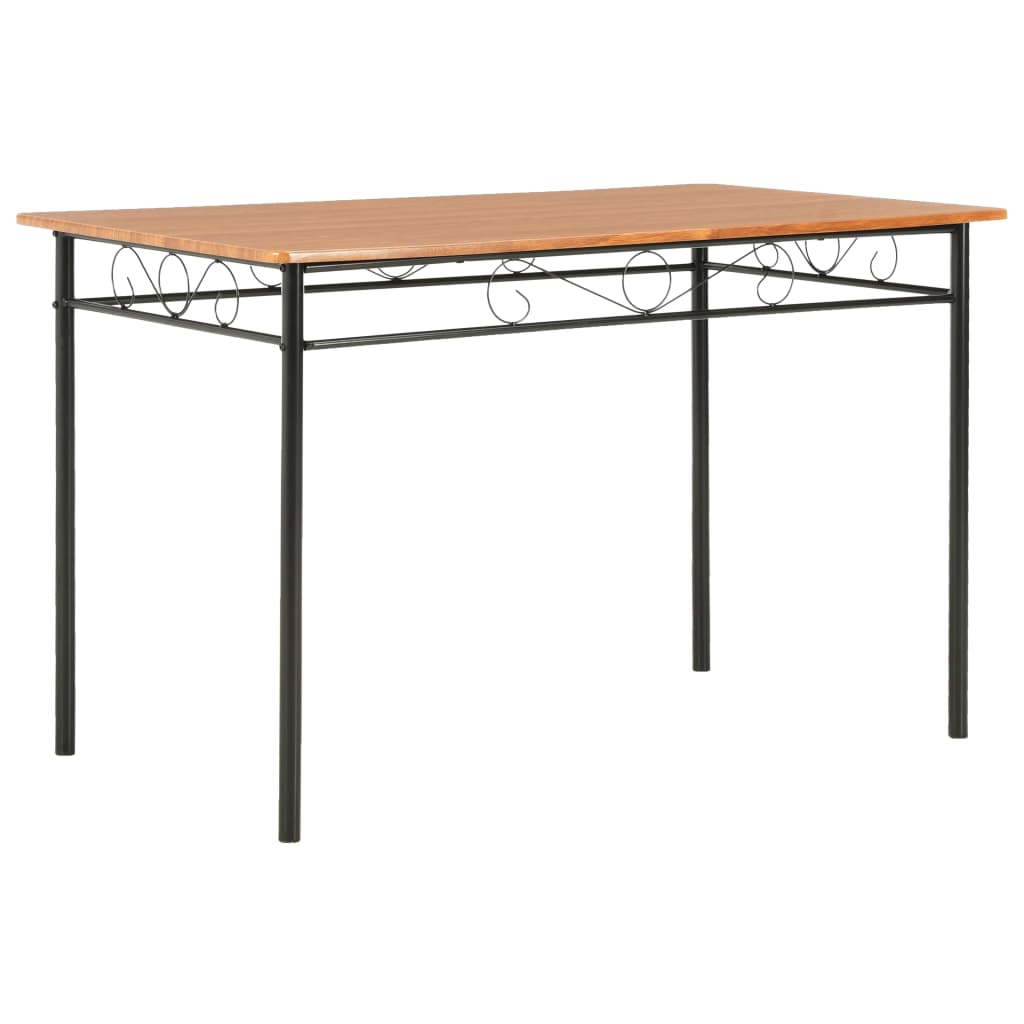 Tavolo da Pranzo Marrone 120x70x75 cm MDF