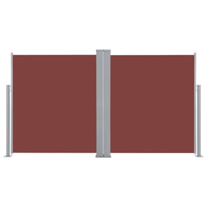 Tenda da Sole Laterale Retrattile Marrone 140x600 cm