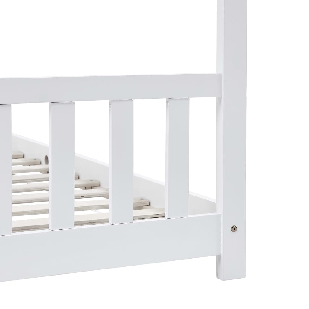 Giroletto per Bambini Bianco in Massello di Pino 90x200 cm