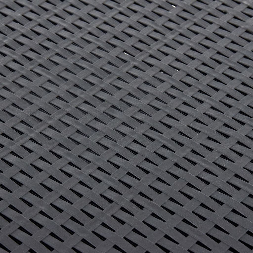 Tavolino Antracite 54x54x36,5 cm in Plastica