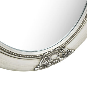 Specchio da Parete Stile Barocco 50x60 cm Argento