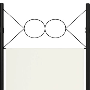 Paravento a 4 Pannelli Bianco 160x180 cm