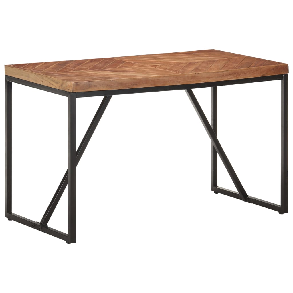 Tavolo da Pranzo 120x60x76 cm Legno Massello di Acacia e Mango