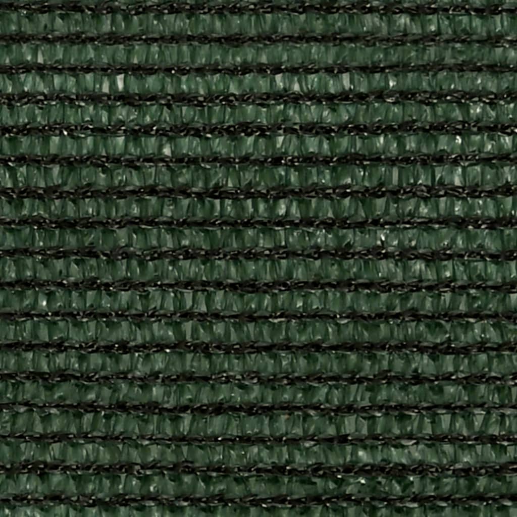 Vela Parasole 160 g/m² Verde Scuro 3,6x3,6x3,6 m in HDPE