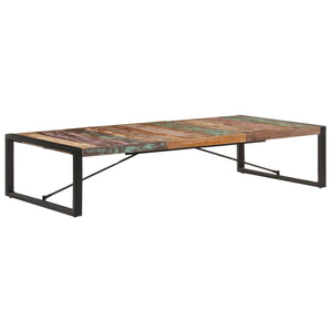 Tavolino da Salotto 180x90x40 cm in Legno Massello di Recupero