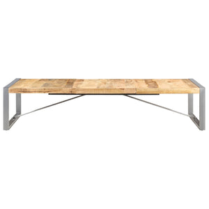 Tavolino da Salotto 180x90x40 cm in Legno di Mango Grezzo