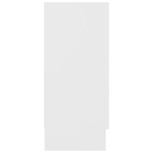 Credenza Bianca 120x30,5x70 cm in Legno Multistrato