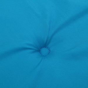 Cuscini per Sedie 6 pz Blu 120x50x3 cm in Tessuto