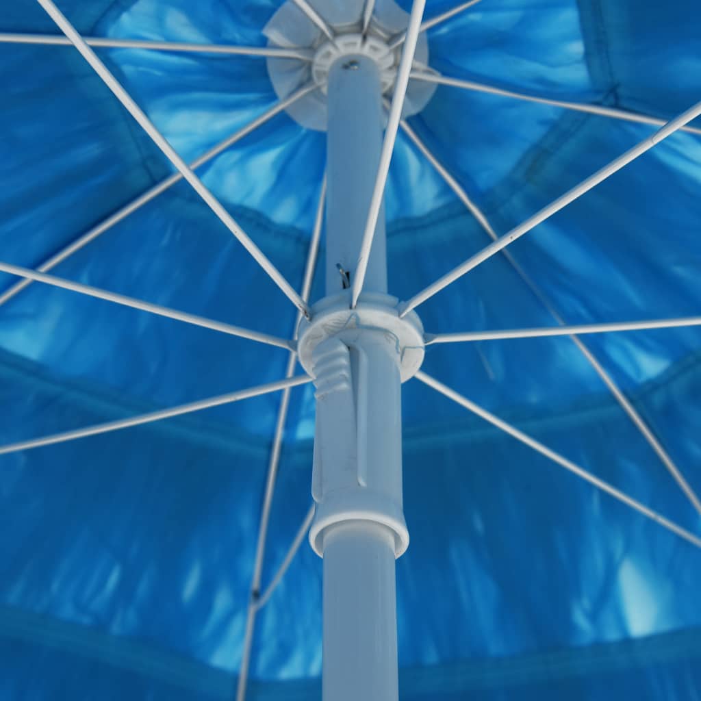 Ombrellone da Spiaggia Hawaii Blu 180 cm
