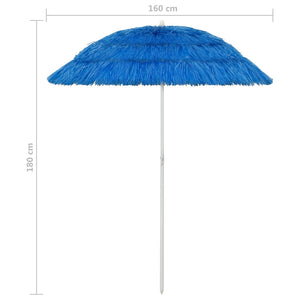 Ombrellone da Spiaggia Hawaii Blu 180 cm
