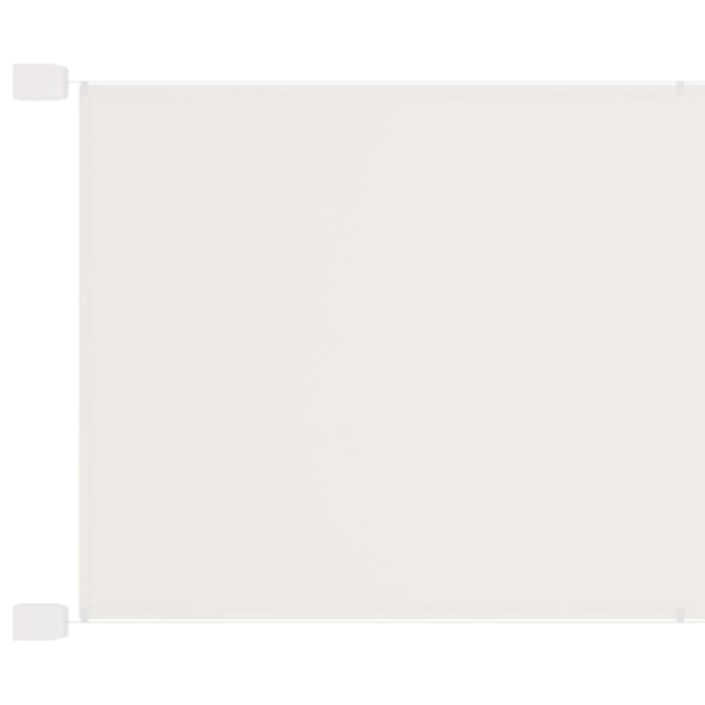 Paravento Verticale Bianco 100x1200 cm Tessuto Oxford