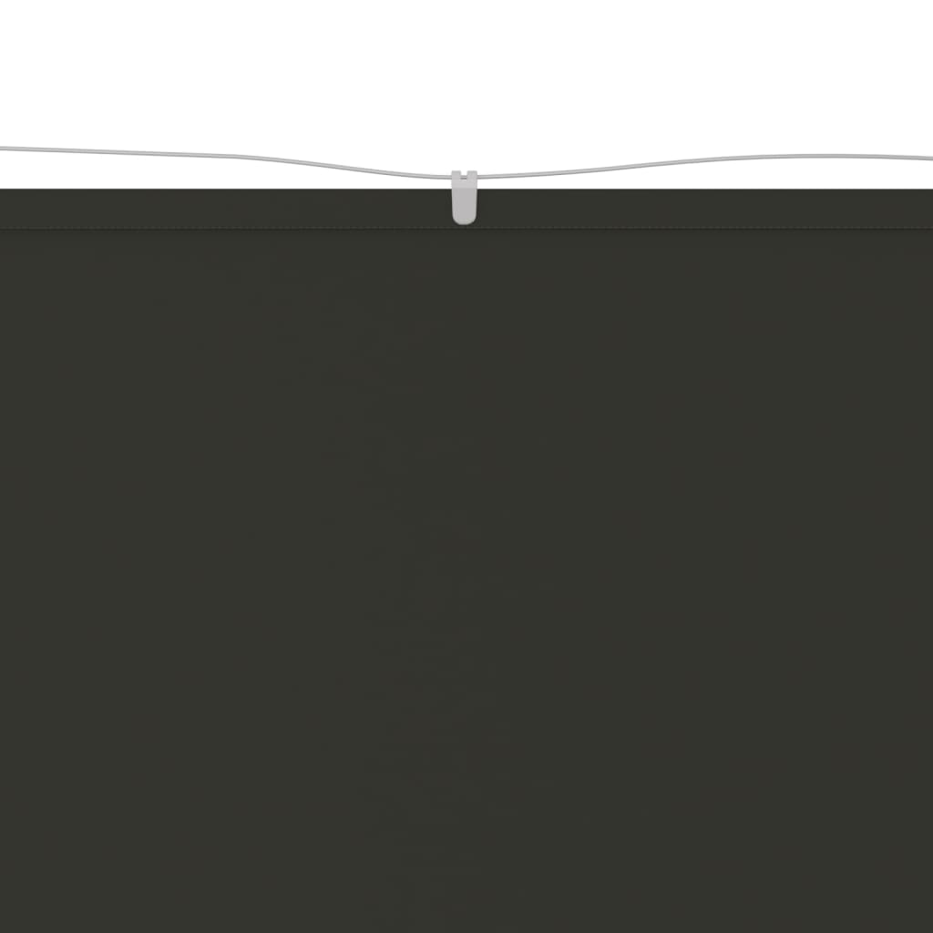 Paravento Verticale Antracite 100x1200 cm in Tessuto Oxford