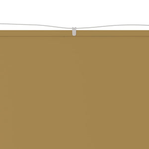 Paravento Verticale Beige 60x800 cm in Tessuto Oxford