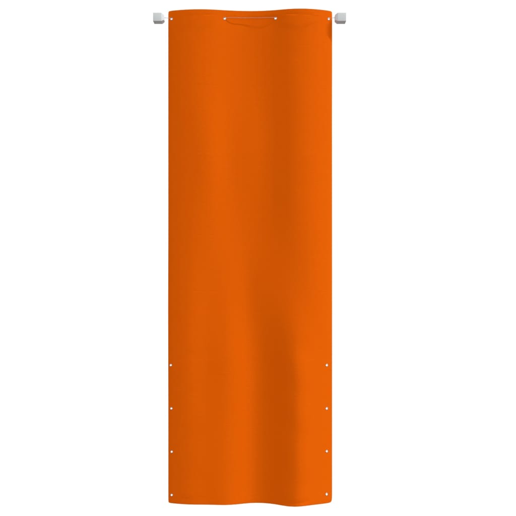 Paravento per Balcone Arancione 80x240 cm in Tessuto Oxford