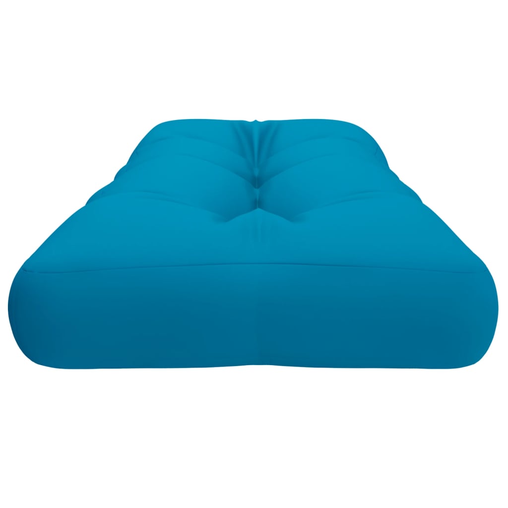 Cuscino per Pallet Blu 120x40x12 cm in Tessuto