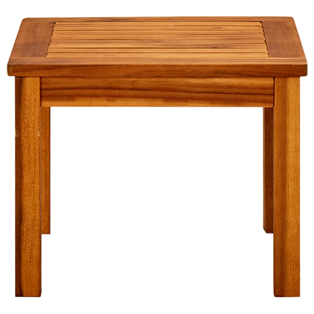 Tavolino da Giardino 45x45x36 cm in Legno Massello di Acacia