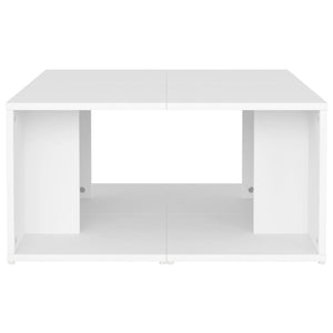 Tavolini da Salotto 4 pz Bianchi 33x33x33 cm in Multistrato