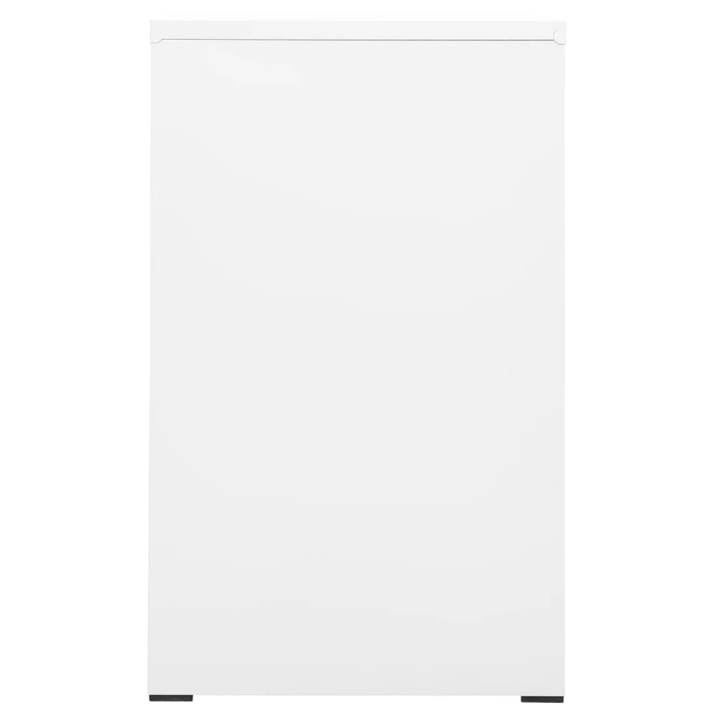 Schedario Bianco 46x62x102,5 cm in Acciaio