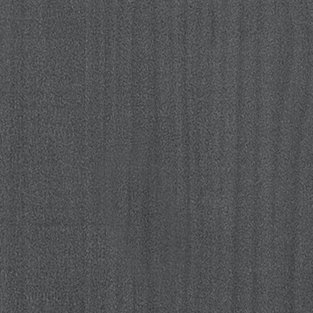 Fioriera da Giardino Grigia 70x70x70 cm Legno Massello di Pino