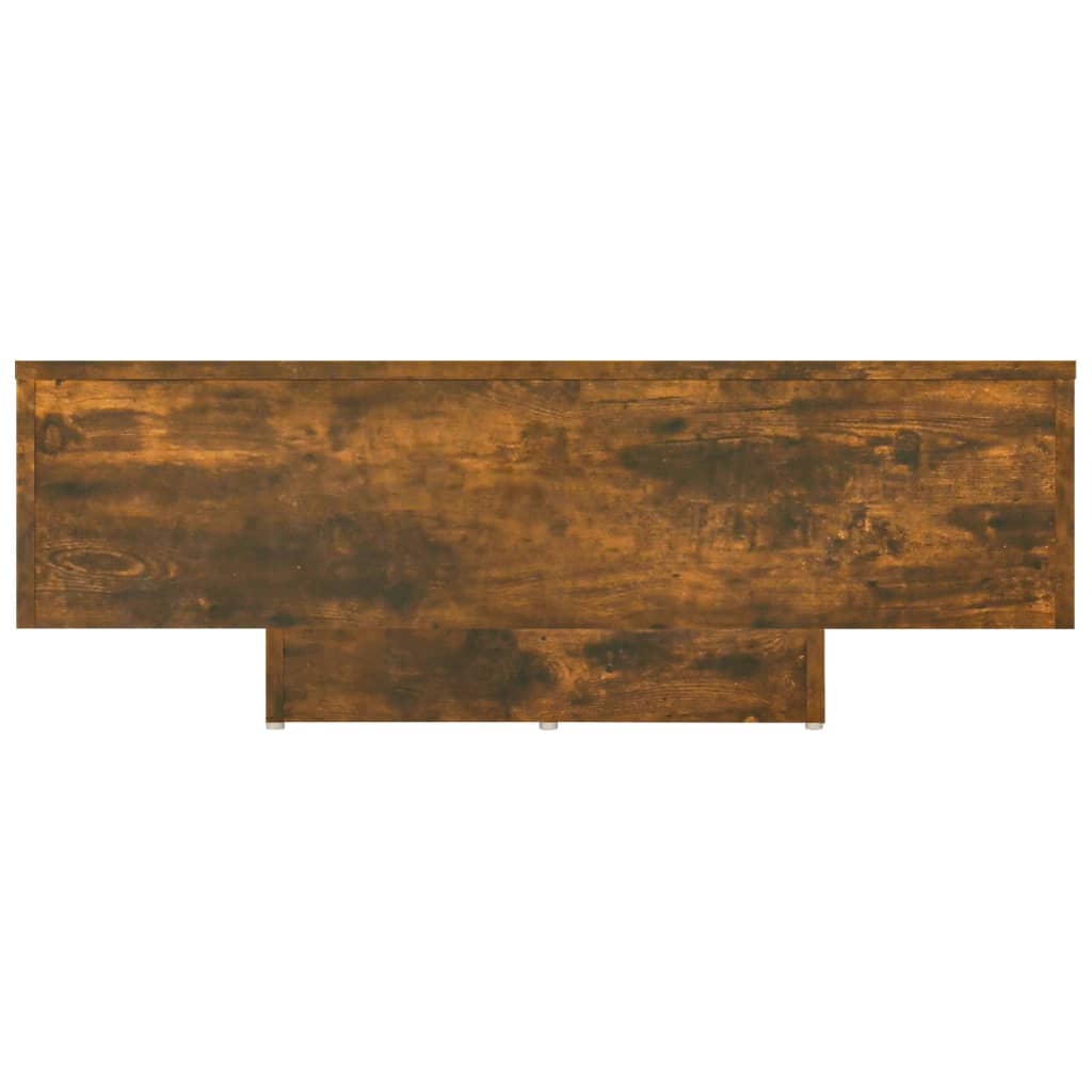Tavolino da Salotto Rovere Fumo 85x55x31cm in Legno Multistrato