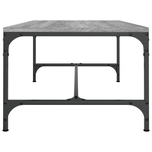 Tavolino da Salotto Grigio Sonoma 100x50x35cm Legno Multistrato