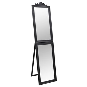 Specchio Autoportante Nero 45x180 cm