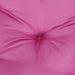 Cuscino per Panca da Giardino Rosa 120x50x7 cm in Tessuto