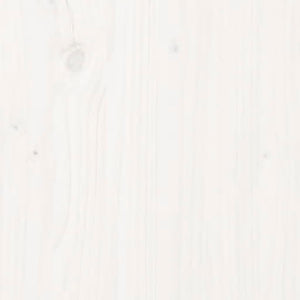 Set Divani da Giardino 10 pz con Cuscini Legno Massello Bianco